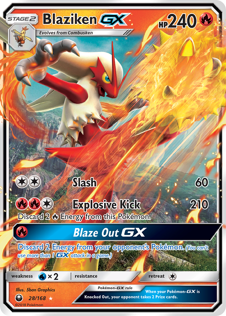 Blaziken GX (28/168) [Sun & Moon: Celestial Storm] | Gamers Paradise