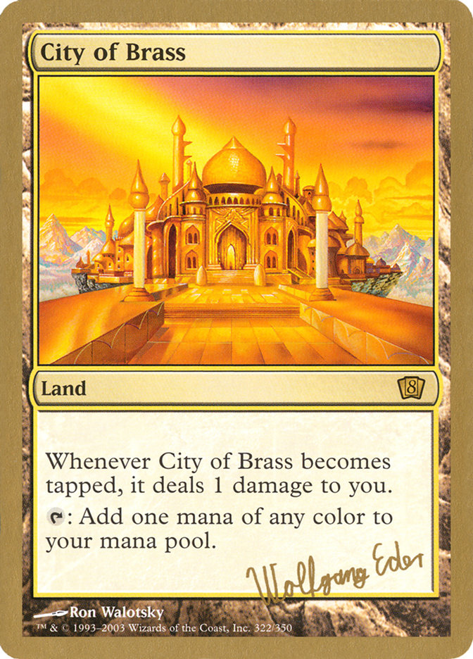 City of Brass (Wolfgang Eder) [World Championship Decks 2003] | Gamers Paradise