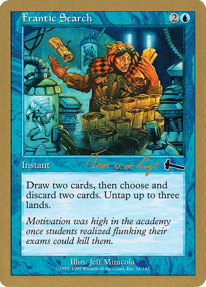 Frantic Search (Tom van de Logt) [World Championship Decks 2000] | Gamers Paradise