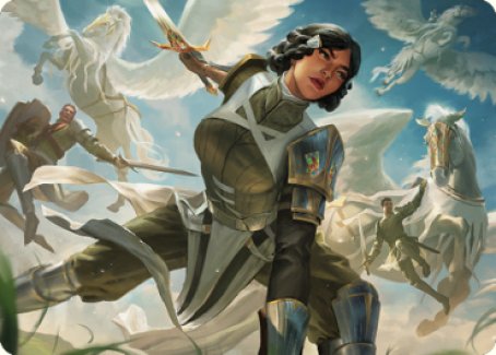 Resolute Reinforcements Art [Dominaria United Art Series] | Gamers Paradise