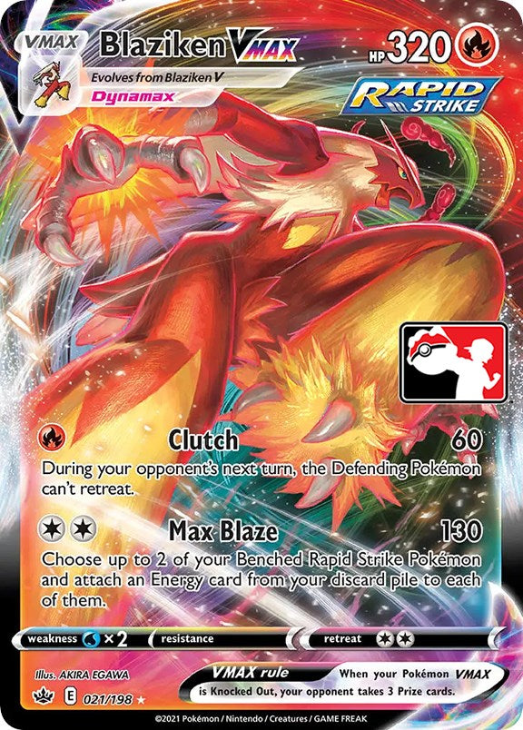 Blaziken VMAX (021/198) [Prize Pack Series One] | Gamers Paradise