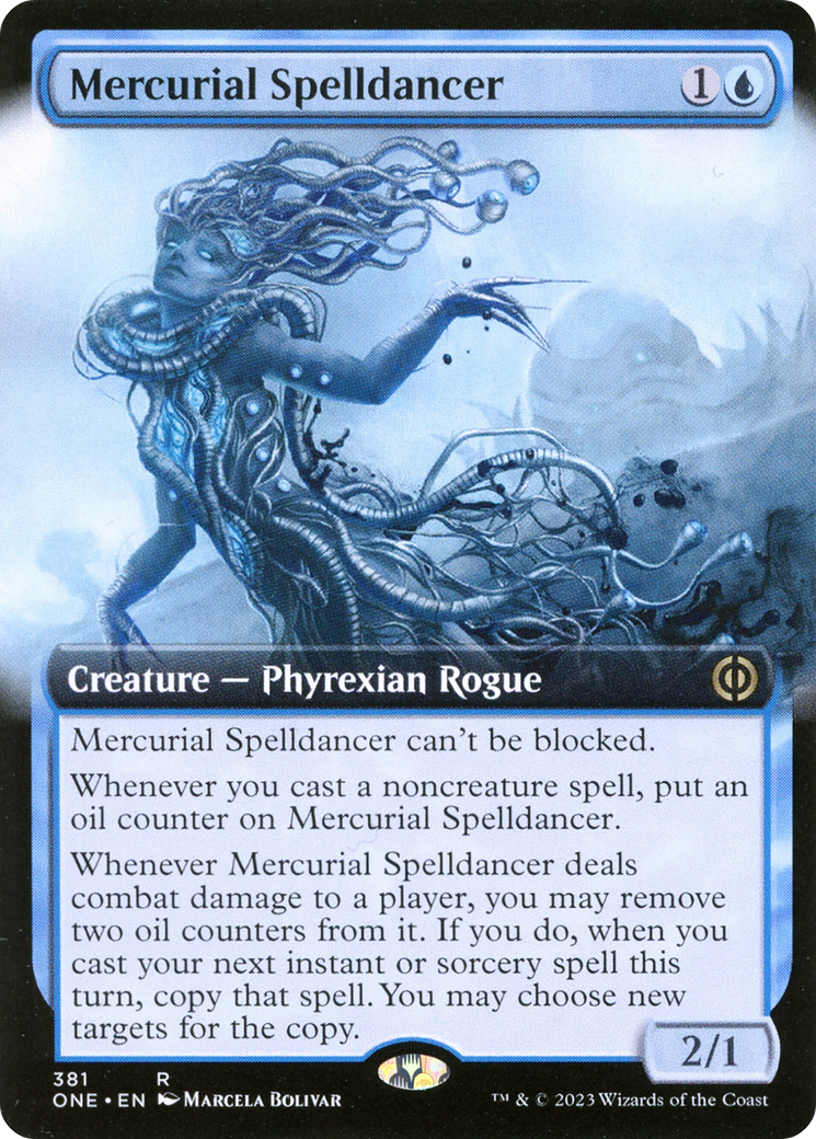 Mercurial Spelldancer (Extended Art) [Phyrexia: All Will Be One] | Gamers Paradise