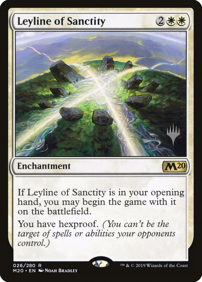 Leyline of Sanctity (Promo Pack) [Core Set 2020 Promos] | Gamers Paradise