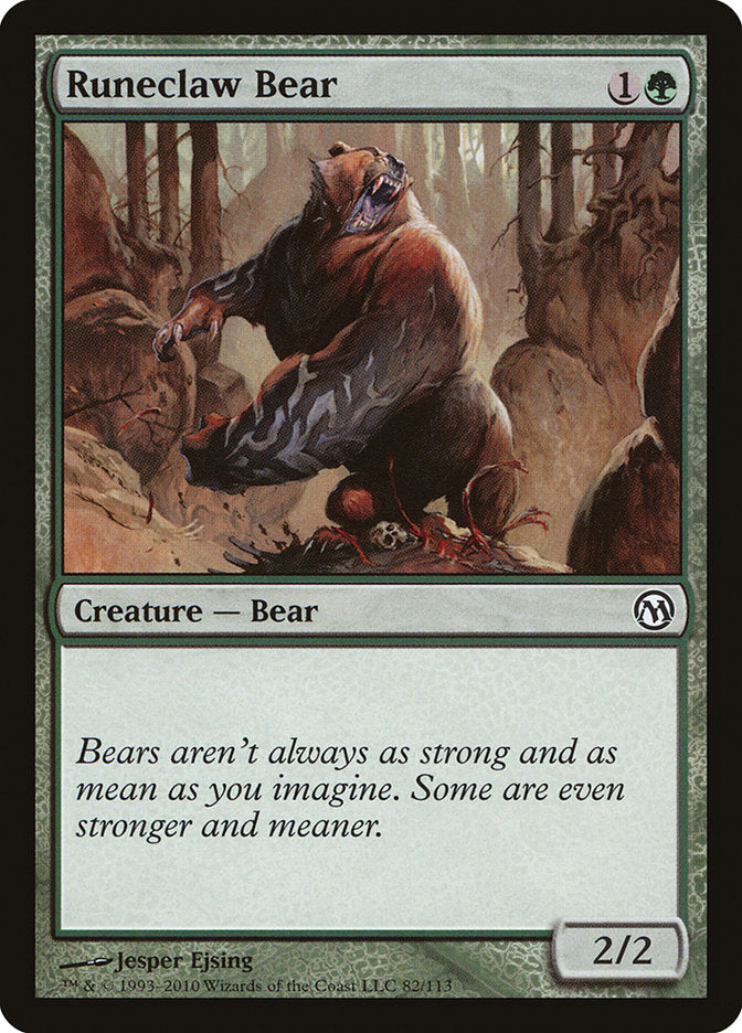 Runeclaw Bear [Duels of the Planeswalkers] | Gamers Paradise