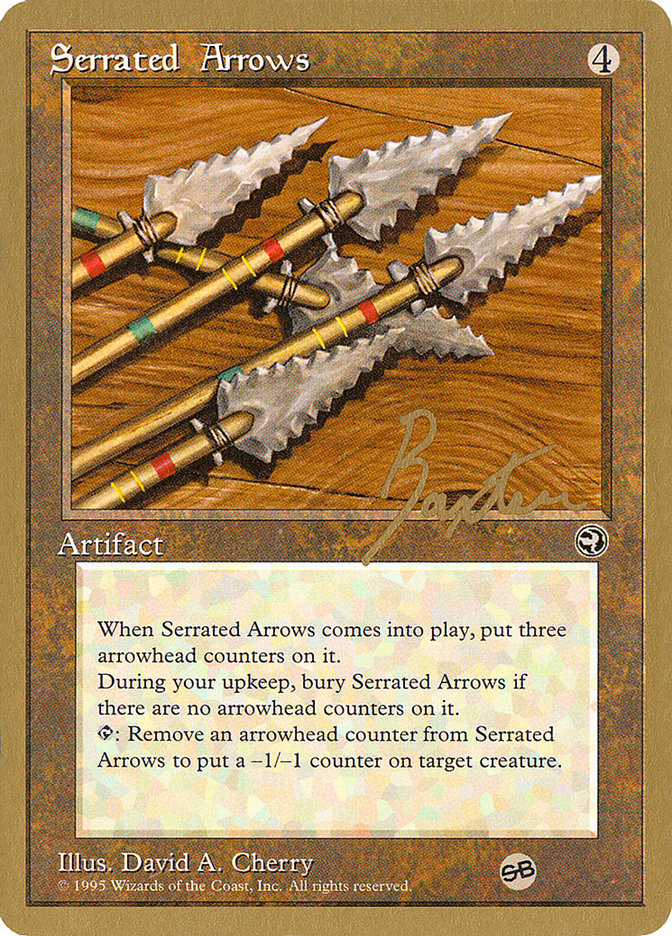Serrated Arrows (George Baxter) (SB) [Pro Tour Collector Set] | Gamers Paradise