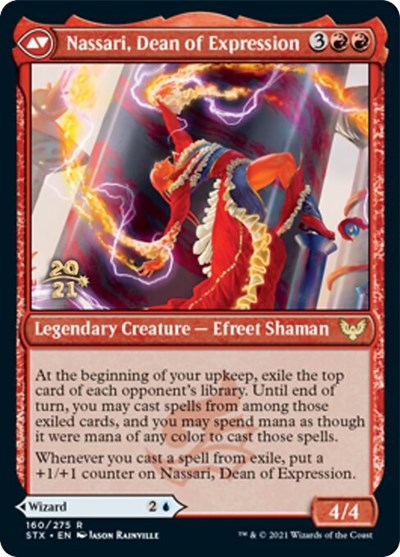 Uvilda, Dean of Perfection // Nassari, Dean of Expression [Strixhaven: School of Mages Prerelease Promos] | Gamers Paradise