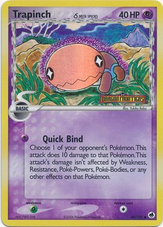 trapinch pokemon cards Boundaries Crossed Card Common Retreat cost Pokemon Trading Card Game EX