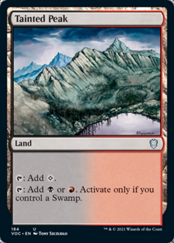 Tainted Peak [Innistrad: Crimson Vow Commander] | Gamers Paradise