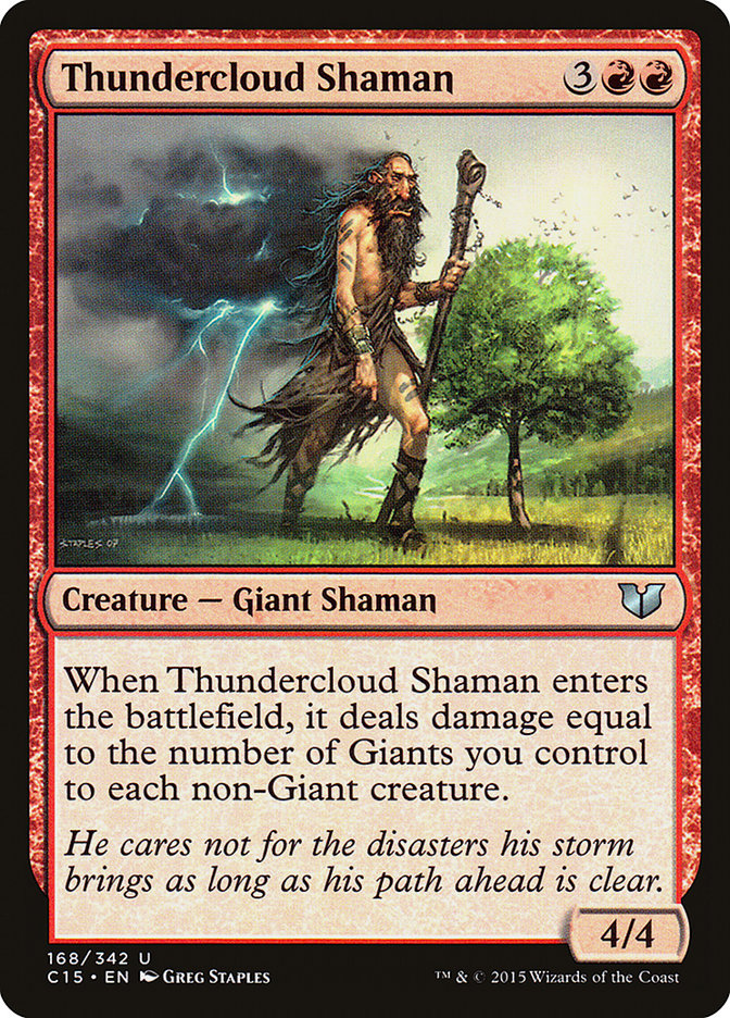 Thundercloud Shaman [Commander 2015] | Gamers Paradise