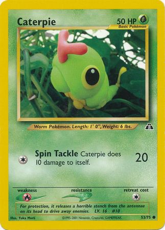Caterpie (53/75) [Neo Discovery Unlimited] | Gamers Paradise