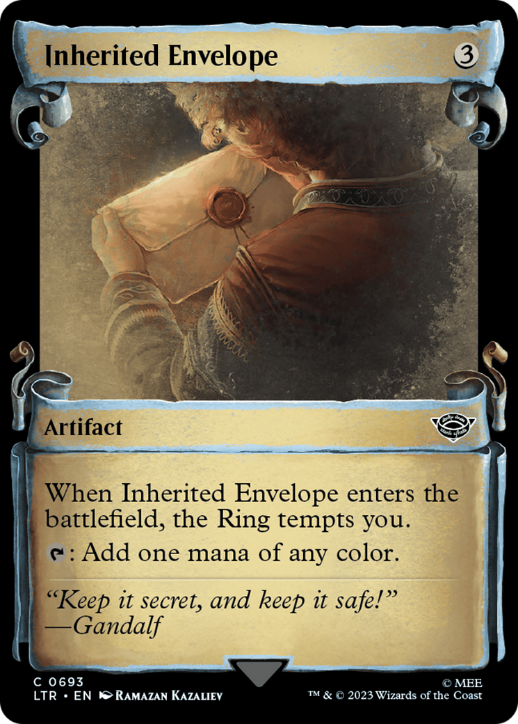 Inherited Envelope [The Lord of the Rings: Tales of Middle-Earth Showcase Scrolls] | Gamers Paradise