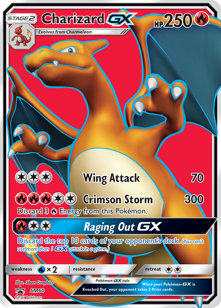 Charizard GX (SM60) (Jumbo Card) [Sun & Moon: Black Star Promos] | Gamers Paradise