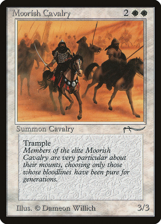 Moorish Cavalry (Light Mana Cost) [Arabian Nights] | Gamers Paradise