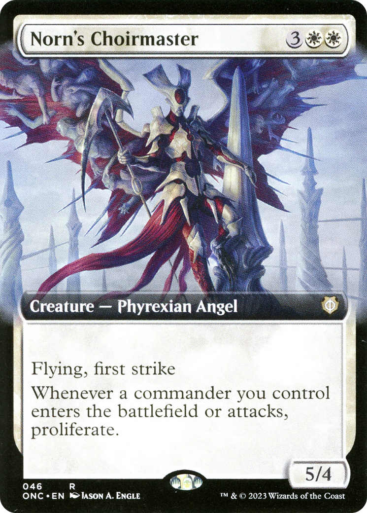 Norn's Choirmaster (Extended Art) [Phyrexia: All Will Be One Commander] | Gamers Paradise
