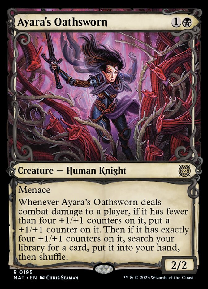 Ayara's Oathsworn (Showcase Halo Foil) [March of the Machine: The Aftermath] | Gamers Paradise