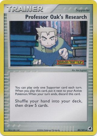 Professor Oak's Research (80/101) (Stamped) [EX: Dragon Frontiers] | Gamers Paradise