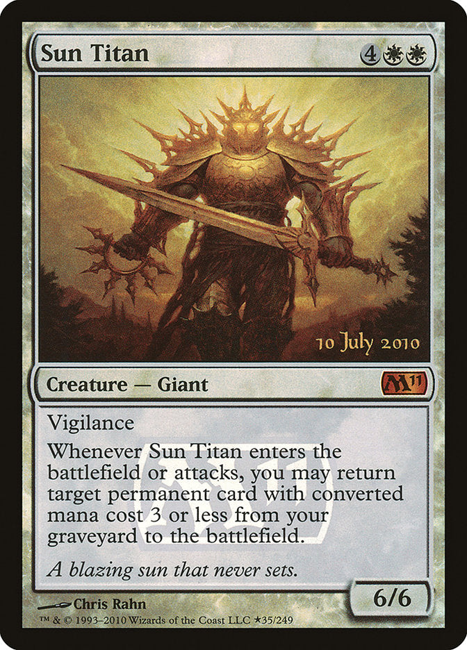 Sun Titan [Magic 2011 Prerelease Promos] | Gamers Paradise