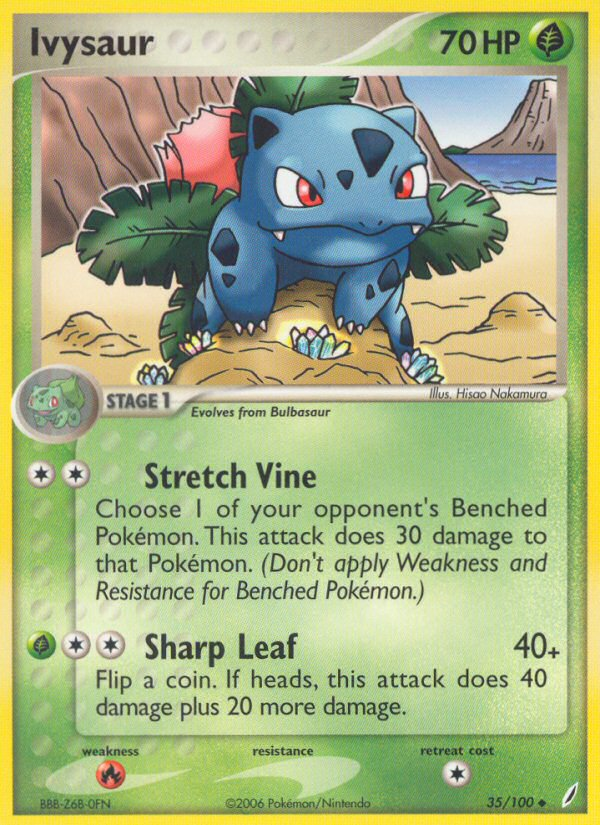 Ivysaur (35/100) [EX: Crystal Guardians] | Gamers Paradise