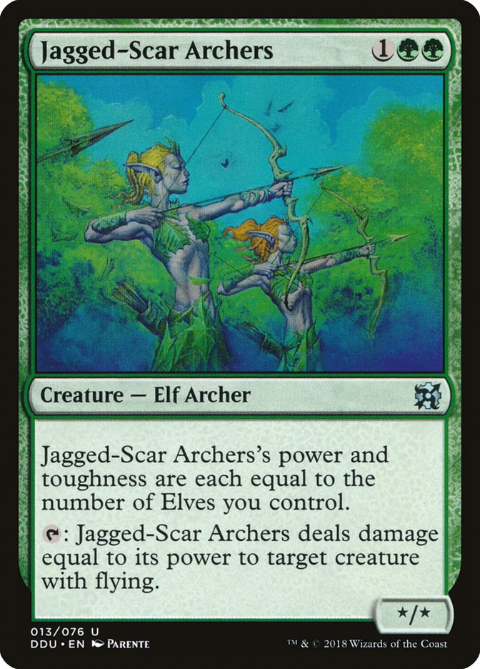 Jagged-Scar Archers [Duel Decks: Elves vs. Inventors] | Gamers Paradise