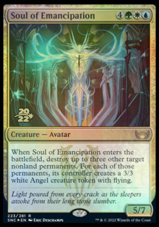 Soul of Emancipation [Streets of New Capenna Prerelease Promos] | Gamers Paradise