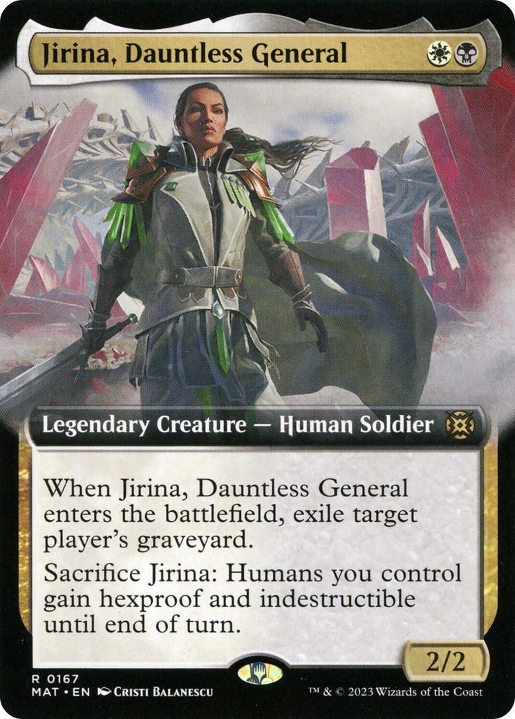 Jirina, Dauntless General (Extended Art) [March of the Machine: The Aftermath] | Gamers Paradise