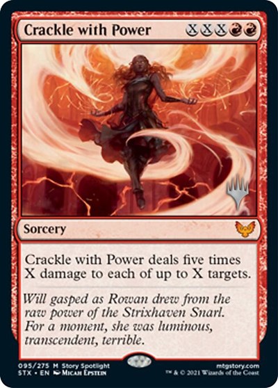 Crackle with Power (Promo Pack) [Strixhaven: School of Mages Promos] | Gamers Paradise