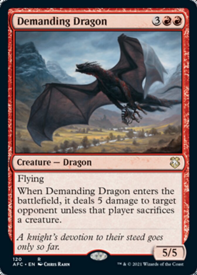 Demanding Dragon [Dungeons & Dragons: Adventures in the Forgotten Realms Commander] | Gamers Paradise