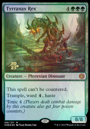 Tyrranax Rex [Phyrexia: All Will Be One Prerelease Promos] | Gamers Paradise