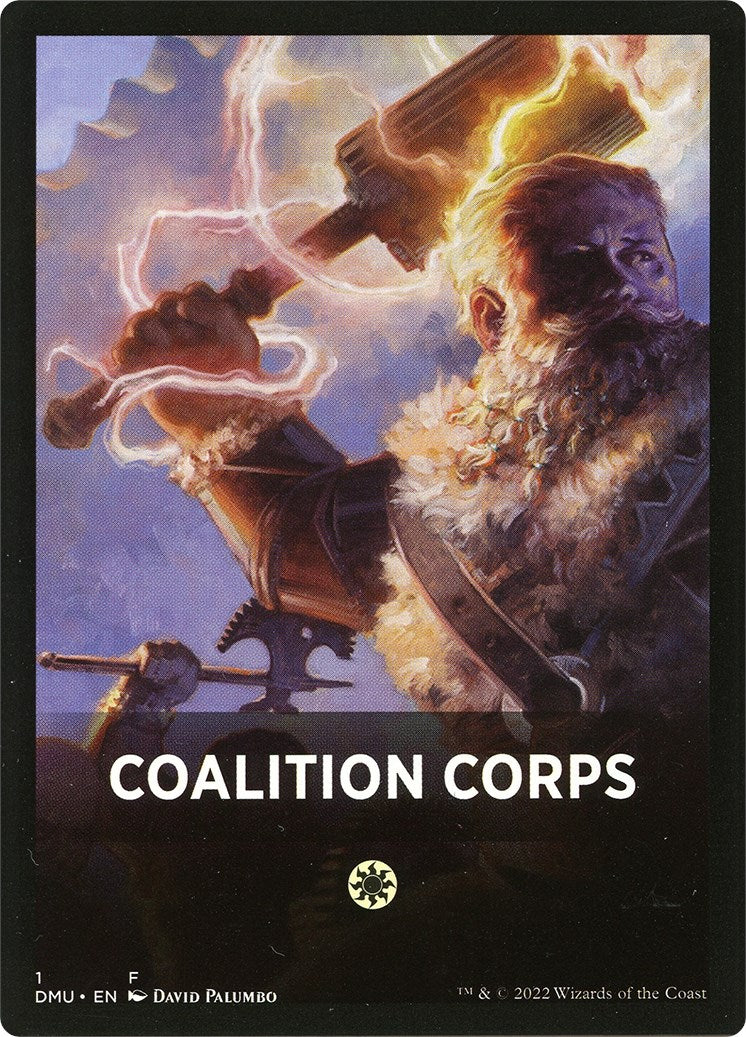 Coalition Corps Theme Card [Dominaria United Tokens] | Gamers Paradise