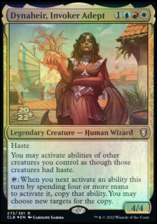 Dynaheir, Invoker Adept [Commander Legends: Battle for Baldur's Gate Prerelease Promos] | Gamers Paradise