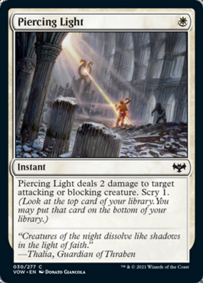 Piercing Light [Innistrad: Crimson Vow] | Gamers Paradise