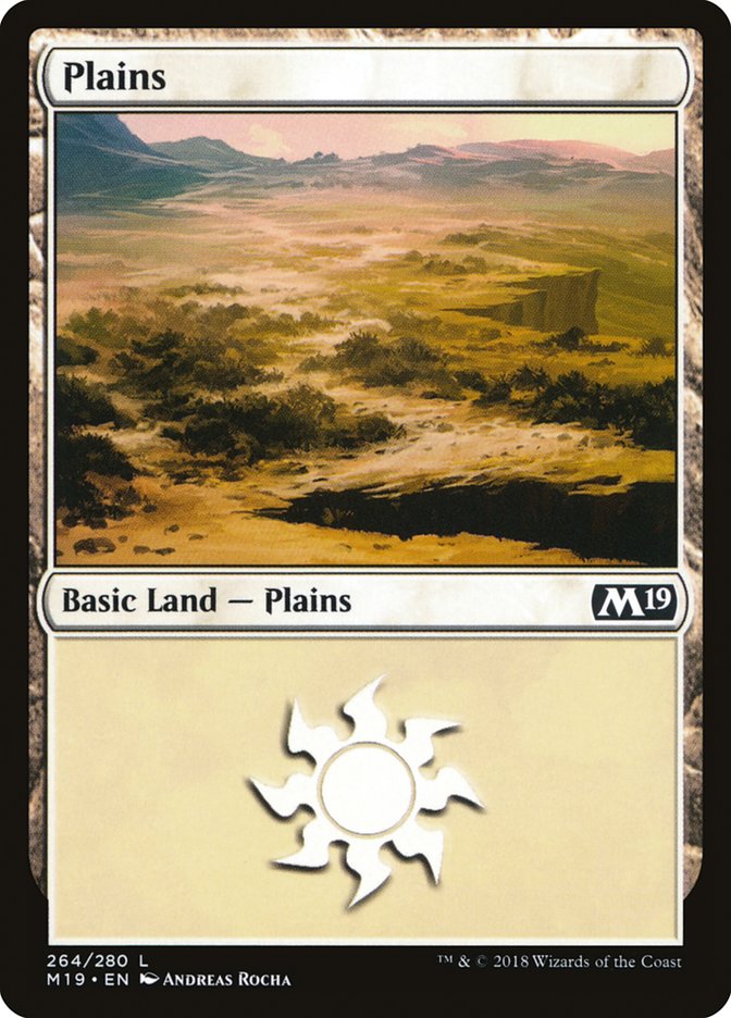 Plains (264) [Core Set 2019] | Gamers Paradise