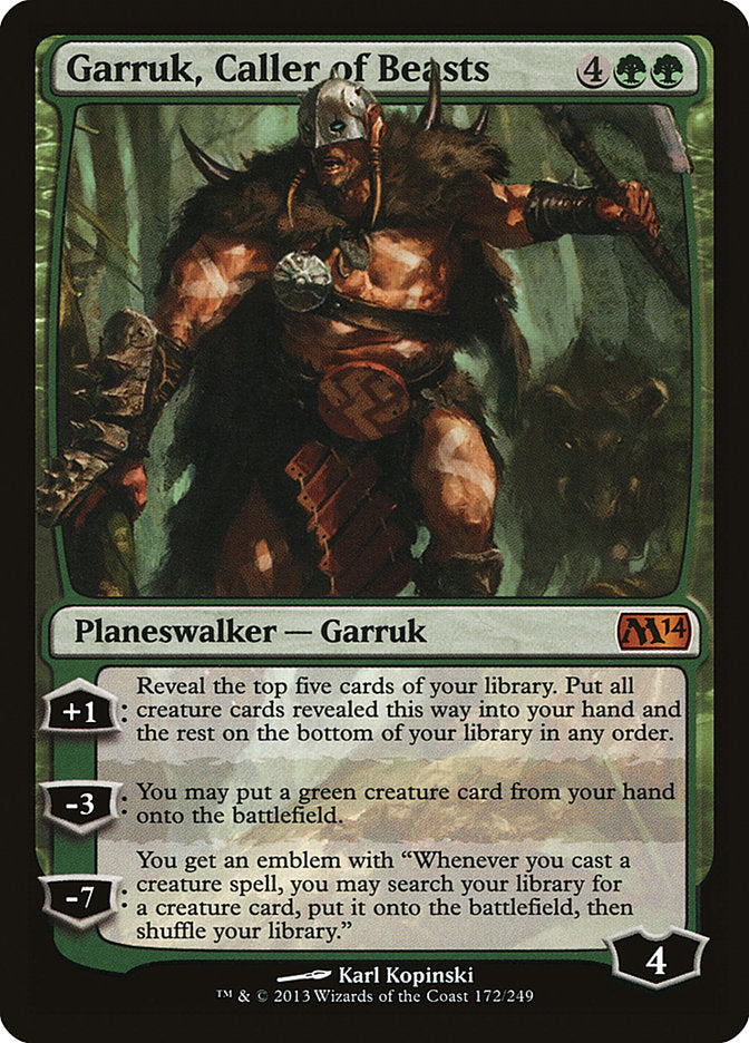 Garruk, Caller of Beasts [Magic 2014] | Gamers Paradise