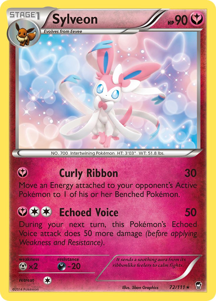 Sylveon (72/111) (Theme Deck Exclusive) [XY: Furious Fists] | Gamers Paradise