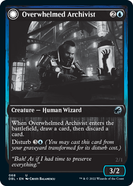 Overwhelmed Archivist // Archive Haunt [Innistrad: Double Feature] | Gamers Paradise