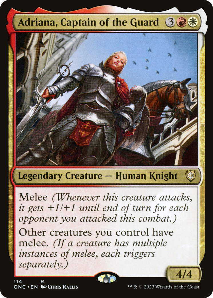 Adriana, Captain of the Guard [Phyrexia: All Will Be One Commander] | Gamers Paradise
