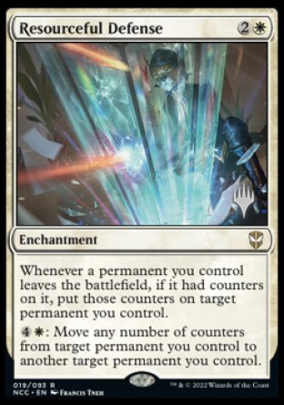 Resourceful Defense (Promo Pack) [Streets of New Capenna Commander Promos] | Gamers Paradise