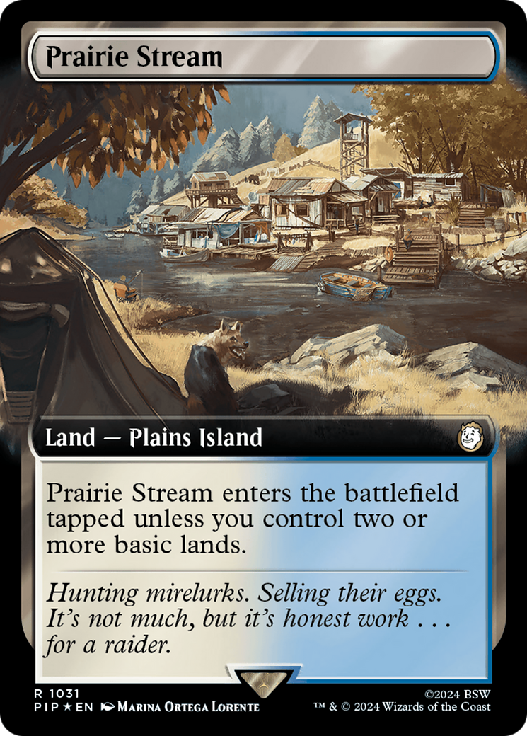 Prairie Stream (Extended Art) (Surge Foil) [Fallout] | Gamers Paradise
