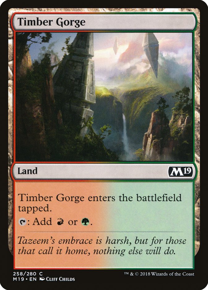 Timber Gorge [Core Set 2019] | Gamers Paradise