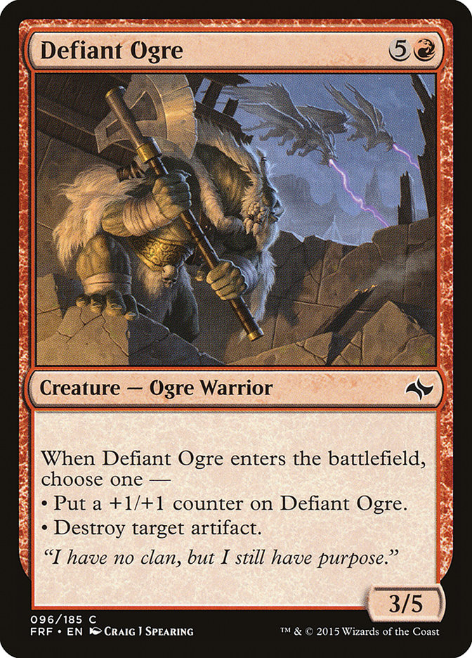 Defiant Ogre [Fate Reforged] | Gamers Paradise