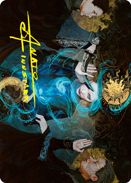 Witness the Future Art Card (Gold-Stamped Signature) [Innistrad: Crimson Vow Art Series] | Gamers Paradise