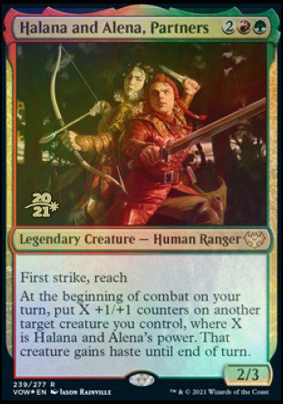 Halana and Alena, Partners [Innistrad: Crimson Vow Prerelease Promos] | Gamers Paradise