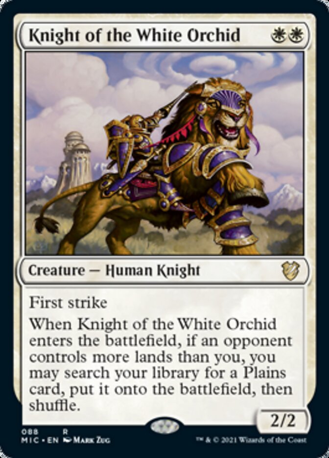 Knight of the White Orchid [Innistrad: Midnight Hunt Commander] | Gamers Paradise