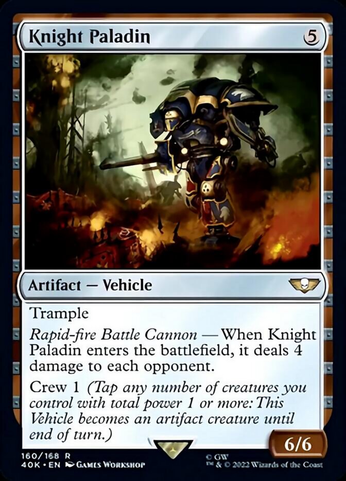 Knight Paladin (Surge Foil) [Universes Beyond: Warhammer 40,000] | Gamers Paradise