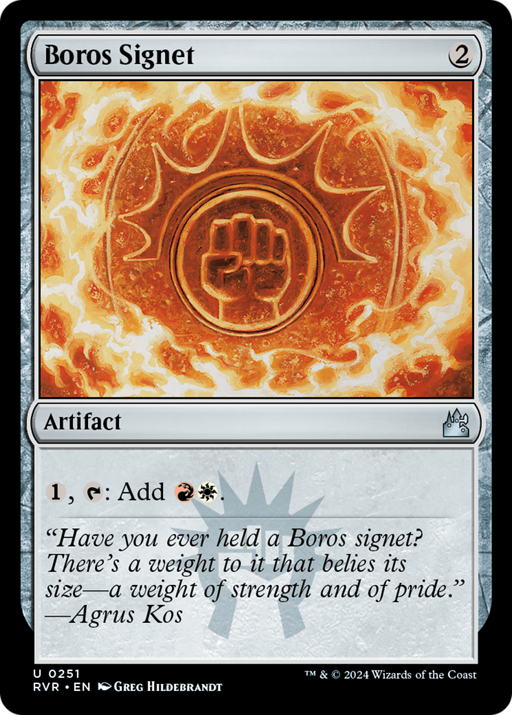 Boros Signet [Ravnica Remastered] | Gamers Paradise