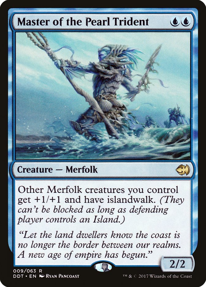 Master of the Pearl Trident [Duel Decks: Merfolk vs. Goblins] | Gamers Paradise