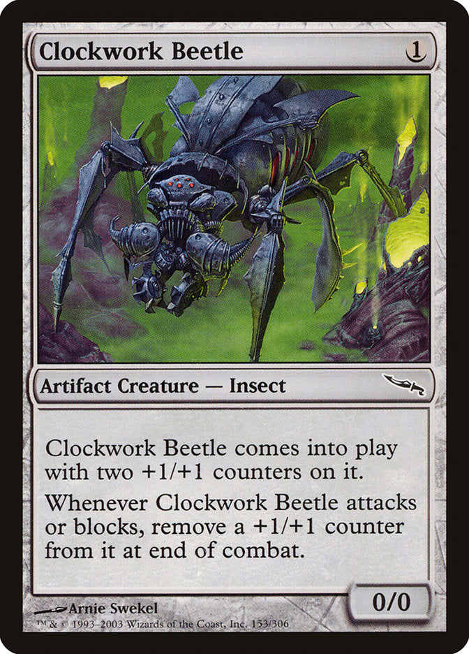 Clockwork Beetle [Mirrodin] | Gamers Paradise