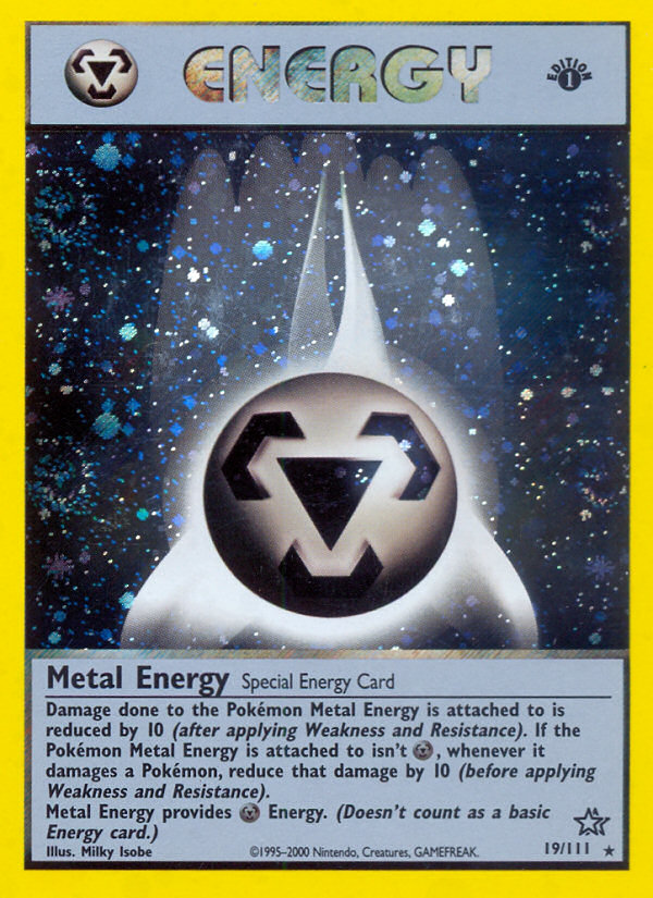 Metal Energy (19/111) [Neo Genesis 1st Edition] | Gamers Paradise