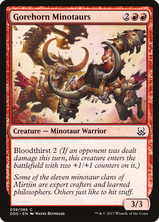 Gorehorn Minotaurs [Duel Decks: Mind vs. Might] | Gamers Paradise