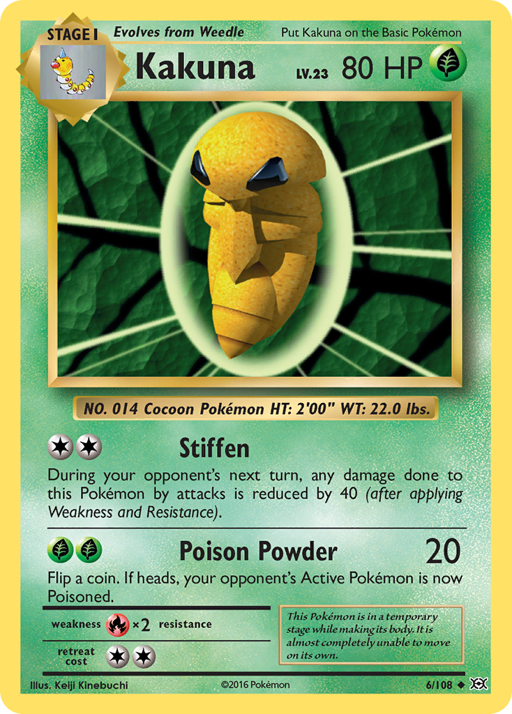 Kakuna (6/108) [XY: Evolutions] | Gamers Paradise